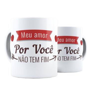 Imagem de Caneca Frase Meu Amor Por Você Não Tem Fim Romântico