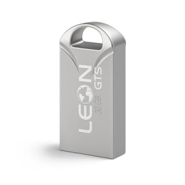 Imagem de Pendrive 32GB USB 2.0 Metálico - Compacto Portátil Armazenamento Seguro Alta Velocidade Transferência de Dados Plug Play para PC Notebook Rápida Leve Resistente Prateado Chaveiro Sem Tampa (32GB)