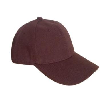Imagem de Boné Chapeu Bombeta Básico Unissex Ajustável Liso Aba Curva - Idea