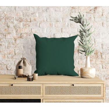 Imagem de Almofada Com Enchimento Lisa Verde Escuro - Core Decore