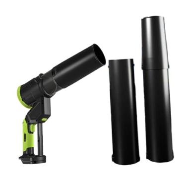 Imagem de Fenteer Soprador de folhas sem fio com velocidade ajustável, leve, portátil, soprador elétrico de folhas para limpeza de pátios, passarelas e decks