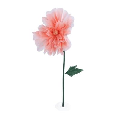 Imagem de Luqeeg Flores Artificiais para Decoração para Casa de Jardim Interno Externo, Grande Flor Falsa Com Base de Ferro para Festa, Banquete, Fundo Ao Vivo, Exibição de Vitrines da Loja