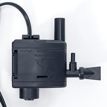 Imagem de Bomba de água 3 em 1 de 5 W 100 GPH para oxigenação, filtragem e circulação em aquários em uma bomba compacta para aquário para maior qualidade de água e fácil instalação (2-8 galões)