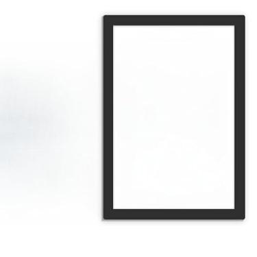 Imagem de Moldura Quadro, Porta Retrato de Parede, com Adesivo, para Sala Quarto Cozinha EscritóRio, Preto Prata(A3-Preto,5 Peças)