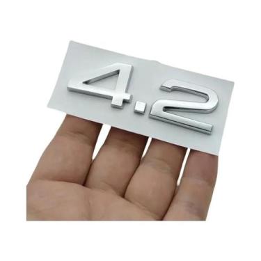 Imagem de Emblema Em Letras 3D ABS Audi, Adesivo Para Lateral Do Carro, Decalque