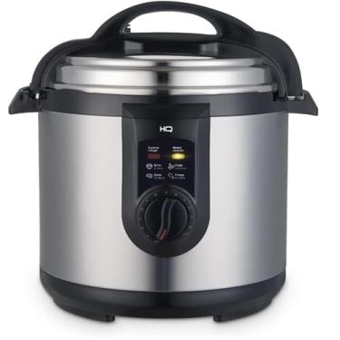 Imagem de Panela de Pressão Elétrica Multifuncional, 5 Litros, Aço Inox, 127V