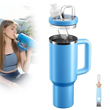 Imagem de Adaptador de copo para Stanley, adaptador de tampa compatível com cartuchos Flavor, serve para copos Stanley Quencher 850.5 g e 567.0 g H2.0 FlowState Tumblers, substituição de tampa à prova de