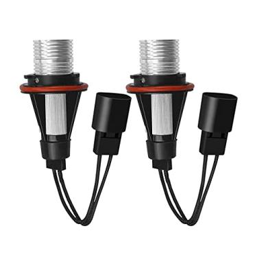 Imagem de ePathChina 2 peças 1000LM 6000K sem erros, luzes de LED Angel Eyes indicadoras para BMW E39 E53 E60 E61 E63 E64 E65 E66 E87 525i 530i xi 545i M5 (vermelho)