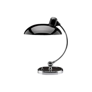 Imagem de Abajur de cabeceira Luminária de mesa cabeceira para sala estar, quarto, simples, escritório, leitura, estudo(Preto)