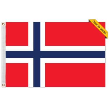 Imagem de Bandeira norueguesa, bandeira da Noruega 3x5,