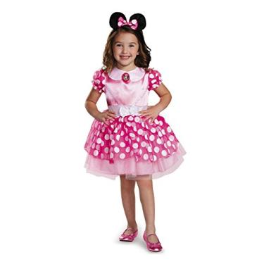 Imagem de Disney Rosa Minnie Fantasia Clássica Tutu Infantil PP 3-4T