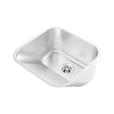 Imagem de Tanque Docol Monobloco 90019655004 40X40 Inox Polido