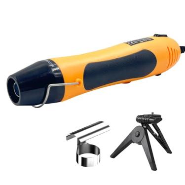 Imagem de QST EXPRESS Pistola de calor, mini pistola de calor de 350 W com bico refletor, configurações de temperatura dupla, ferramenta de pistola de ar quente de calor para artesanato, pistola de calor para