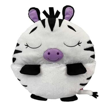 Imagem de Happy Nappers Travesseiro e saco de dormir Zinnia Zebra- confortável, aconchegante, compacto, super macio, quente, todas as estações, saco de dormir com travesseiro - médio 137 x 50 cm