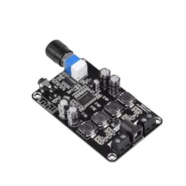 Imagem de KiBcsLic Placa amplificadora de áudio, 50W + 50W, resistente, suporta módulo amplificador de potência de áudio 5.0, placa amplificadora de canal duplo