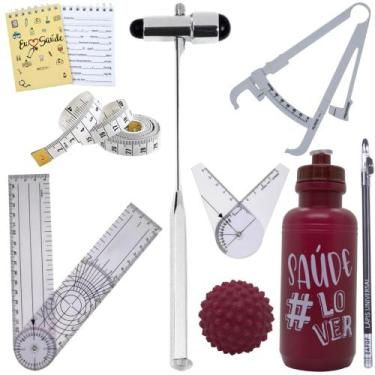 Imagem de Kit Itens Fisioterapia Goniometro Martelo Buck - Love Saude, ITENS FIS