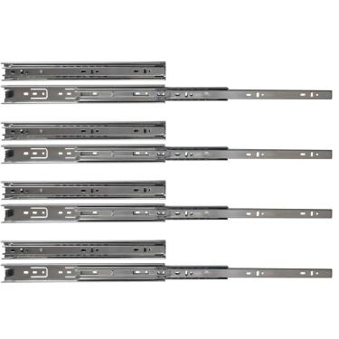 Imagem de Kit 8 corrediças telescópicas 35cm 25kg para gaveta 4 pares