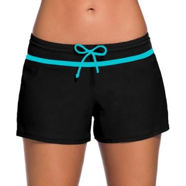 Imagem de Calções de banho femininos Tankini Swim Briefs Plus Size Bottom Boards