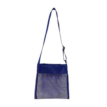 Imagem de Saco de malha de brinquedo de praia Saco de coleta de concha infantil 