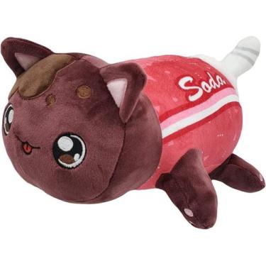 Imagem de Brinquedos de Gato, Boneca de Gato Fofo Engraçado Recheado Pelúcia Des