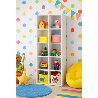 Imagem de Estante Livreiro Multiuso Porta Brinquedos Para Quartos E Brinquedotec