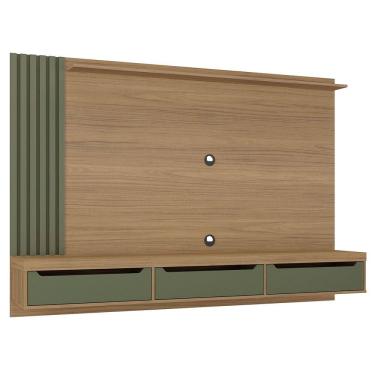 Imagem de Painel Suspenso Tv 75 Pol 200 cm 4584 Carvalho Menta ARLY