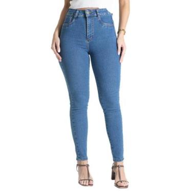 Imagem de Calça Jeans Sawary Super Lipo - 281546 - Azul medio 42, Azul, 42