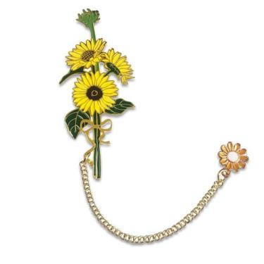 Imagem de Marcador SSLBeryl Beryl Sunflower Metal para amantes de livros