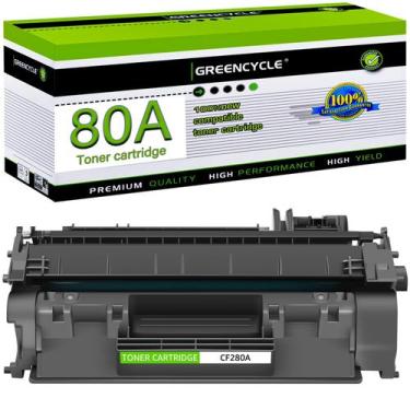 Imagem de Cartucho de toner greencycle compatível para HP 80A CF280A preto