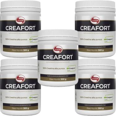 Imagem de Kit 5X Creafort Creapure Creatina - 300g - Vitafor-Masculino