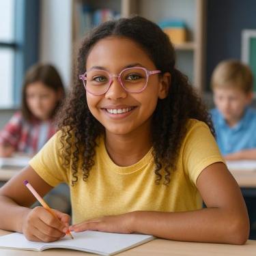 Imagem de Armação de óculos grau infantil flexível menina - diamanti - ALÍKI, Ro