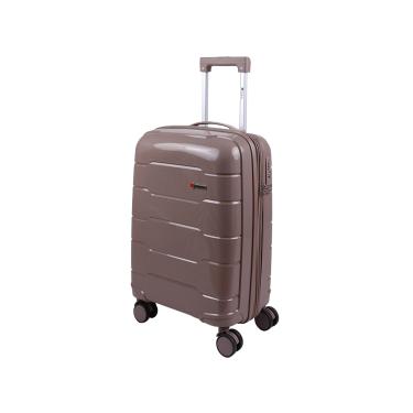 Imagem de Mala Travelux Wengen Pequena 10 Kg Caqui – Expansível e Cadeado TSA