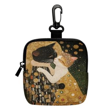 Imagem de Porta-chaves mini porta-moedas, bolsa multifuncional para chaves, moedas, fone de ouvido, batom 2, LCS multicolorido 28781, Tendência