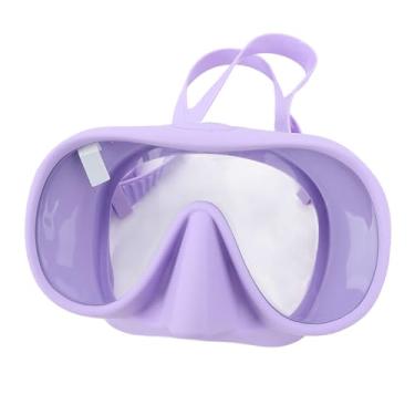 Imagem de RiToEasysports Óculos de Mergulho Anti Nevoeiro, Lente de Vidro Temperado Com Vedação de Silicone Líquido, Design de Visão Ampla, Fivela Ajustável, Multi-atividade, Quadro Integrado para Snorkeling