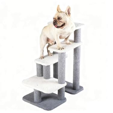 Imagem de Degrau E Rampa 3 Em 1 Ajustáveis ​​para Cães E Gatos, Degrau Modular Para Sofá E Cama, Rampa De Escalada Interna Para Animais De Estimação Idosos, Cães E Gatos De Pequeno Porte