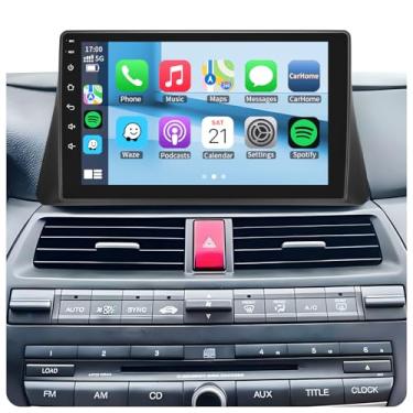 Imagem de Rádio automotivo 4G + 64G Android15 OS para Honda Accord 8th 2008 2009 2010 2011 2012 2013 Upgrade 10,1 polegadas IPS HD tela sensível ao toque sem fio CarPlay Android Auto, GPS FM/SWC/5GWIFI câmera