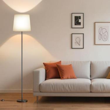 Imagem de Luminária de chão SIBRILLE 158cm White Shade 3 cores 9W LED