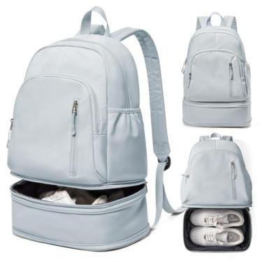 Imagem de Mochila de ginástica VENATIN para mulheres e homens impermeável azul 2