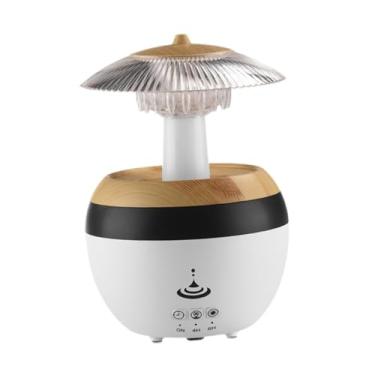 Imagem de Bothyi Umidificador de Mesa em Formato de Gota de Chuva com Luzes Coloridas, Difusor de óleos Essenciais E Aromas para Hotéis E Salas de Estar.