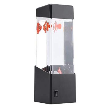 Imagem de LED Volcano Water Aquarium Fish Tank Night Light para Decoração de Casa