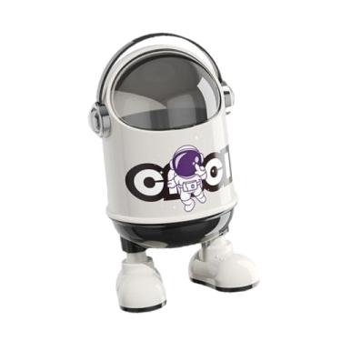 Imagem de Fxzqgnh Lixeira de Mesa com Design [design], Lixeira Compacta Multiuso, Cesto de Lixo para Sala de Jantar, Banheiro E de Entrada, preto