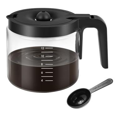 Imagem de Cafeteira de substituição para cafeteira de vidro para 12 xícaras Keurig K-Duo 5100 de dose única K-Cup Pod & jarra (não serve para outras jarras de substituição Keurig K-Duo)