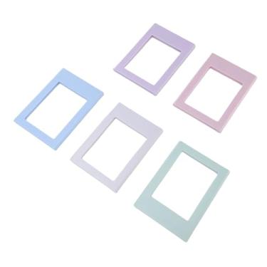 Imagem de SPYMINNPOO Molduras Magnéticas para Fotos, 5 Peças, Molduras de Filme Instantâneo de 3 Polegadas Com Painel Magnético Aprimorado para Geladeira, Escritório, Exibição Doméstica