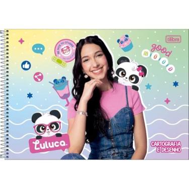 Imagem de Caderno de Desenho Luluca TILIBRA - 80 Folhas (Good Mood)