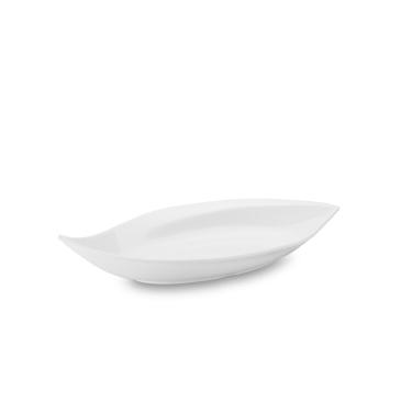 Imagem de Travessa Funda Folha Branco 46x25,5x7,5 2L Haus Concept