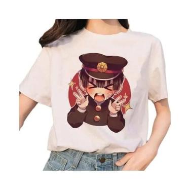 Imagem de Camiseta Feminina Harajuku Ullzang Hanako-Kun - Estampa Gráfica Anos 9