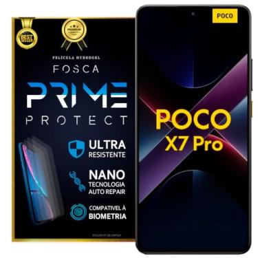 Imagem de Película Hidrogel Comp. Poco X7 Pro Transparente Ou Fosca (Fosca)