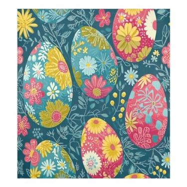 Imagem de Blueangle Capa magnética de ovos de páscoa para lava-louças, decoração da capa frontal da máquina de lavar louça, adesivos de eletrodomésticos, adesivos de eletrodomésticos, 58 cm C x 66 cm adesivo