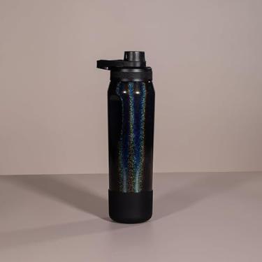 Imagem de Garrafa Térmica de Água Inox Rainbow - 650ml ou 950ml, Ideal para Academia Esportes e Dia a Dia Mantém Bebidas Geladas por Muito Tempo(Preto,Personalizado 950ml)