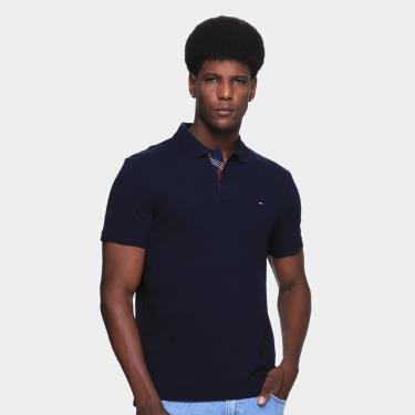 Imagem de Camisa Polo Tommy Hilfiger Pique Placket Interest Masculina-Masculino